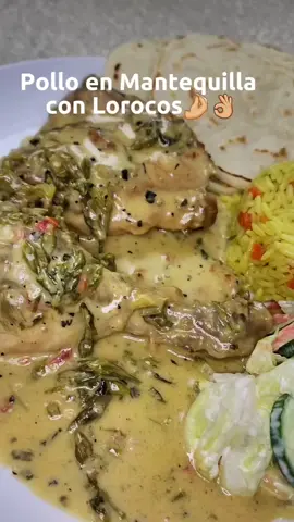 Pollo en mantequilla con Lorocos/Pollo en crema😋 #hondurasjackyrecetas #hondurasjacky #recetashondureñas #honduras #Receta #polloenmantequilla #polloencrema #guatemala #elsalvador #usa #mexico #catracho #fyp #paravos #504 #recetasfaciles 