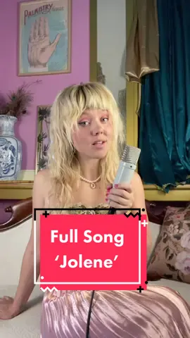 Full version because u asked 4 it 💗 #fyp #jolenechallenge #dollyparton #ifihadaverse #jolene #songwriter