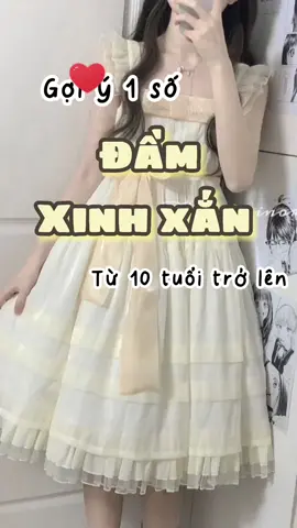 Những mẫu đầm xinh xắn dành cho từ 10 tuổi trở lên🌸✨#dambabydoll #vayxinh #vayxinhgiare #xuhuong #xh #review #tiktokshop 