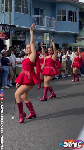 Impresionante Retorno de INJECAR Banda de Música Latina. Donde hizo derroche de belleza y talento que siempre ha caracterizado a esta banda. #Banda #Cachiporrista #Cachiporristas #salvadoreña🇸🇻 #ElSalvador #Bastoneras 