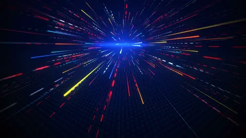 • Raios Desfocados de Movimento | Abstract Loopable Fundo