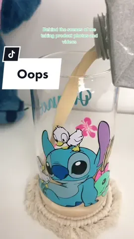 It’s okay😂I’m having a good time🥰#liloandstitch #glasscups #cuteglasscups #stitchobsessed #behindthescenes 