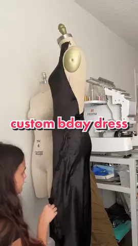 fashion design is my super power when it comes to birthdays😤 #sewing #draping #fashiondesign #fashiondesigner #customdress 