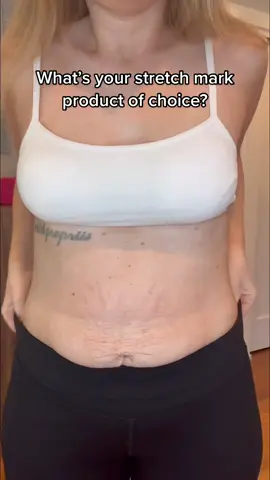 Our product of choice 🫡 Clinically proven to prevent and treat stretch marks.  The creator in this video is using our patches to treat existing stretch marks and loose skin- she didn’t use these to prevent fyi 🫶  #stretchmarksremedy #stretchmarkremovalcream #stretchmarktreatment #stretchmark 