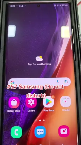 #57 Samsung (Do not disturb) If you never receive notification or sound. You can check if you accidentally on this mode. Thank you.