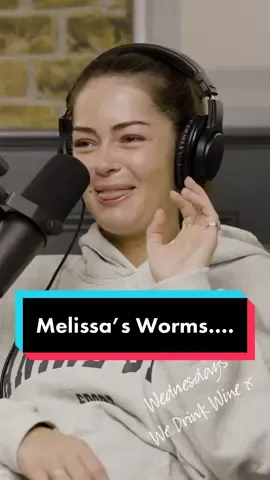 Melissa’s Worms 🤯 #sophieandmelissa #wednesdayswedrinkwine 