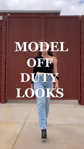 ESSENTIAL MODEL OFF DUTY LOOKS | basics that you can’t go wrong with having in your closet #modeloffduty #modeloffdutylooks #runwaymodel #runwayshow 