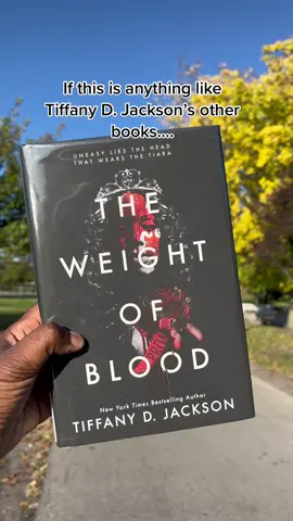 I’m scared, but y’all convinced me to pick up The Weight of Blood. You can find me reading this with the lights on… #BookTok #blackbooktok #blackbooktoker  #bookrecommendations #tiffanydjackson #theweightofblood #blackbooks #blackauthors 
