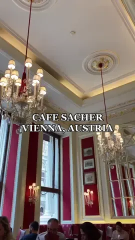 cafe sacher in vienna, austria ☕️⚜️🥀 #vienna #viennacoffeelifestyle #cafesacher #sachertorte #sacherhotel #viennaaustria #viennacafes #coffeehouse #royalaesthetics #traveltok #travelinspo #europetravel  