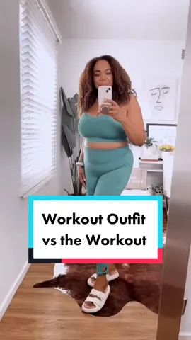 The workout outfit vs. the workout 💪🏾 #workoutmotivation #gymoutfit #fitnessjourney #fitnessmotivation #girlswholift #girlswhoworkout #targetstyle #curvytiktok   Fitness, gym outfits, fitness journey beginner