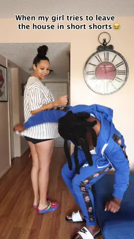 Not on my watch 😒🤣 #shortshorts #protectiveboyfriend #bamandbrination #couplecomedy #fyp #foryou 