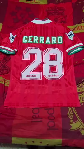 Interested whatsapp me at 90611777👌1993-95 LFC Home Kit GERRARD 28(S-34/36)#fyp #liverpool #LFC #jersey 