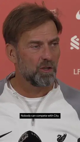 Jurgen Klopp says Liverpool cannot compete with Man City financially... 👀💰 #PremierLeague #klopp #haaland