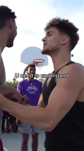 He was talking crazy to the crowd so I had to check him🤷🏻‍♂️ #basketball #mk #bball #streetball #dunk #foryou 