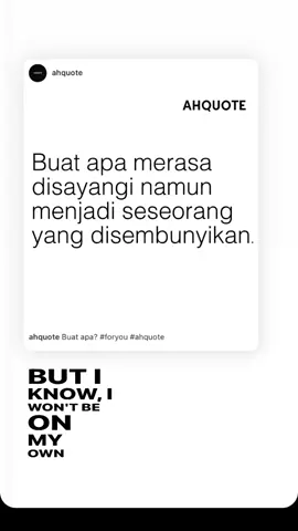 Buat apa? #foryou #ahquote #quotes 
