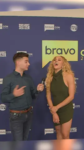 I had to put @TheAshleyDarby in the hot seat on the #BravoCon red carpet! 😂 #bravotv #rhop #ashleydarby #realhousewivesofpotomac #bravocon2022 #celebrity #gay #lgbt #celebrityinterview #housewives #rhoa #rhobh #viral #funny 