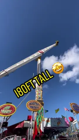 Booster Maxxx (Taylor’s) #tall #fast #ride #uk #england #funfair #carnival #rides #scary #fyp #foryoupage 