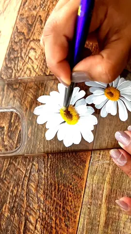 Beautiful Brush Strokes - iPhone13 Pro #foryoupage #fyp #daisyflowers #brushchallenge #flowergirl 