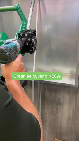 Love seeing all the products at trade shows! #electrician #skill #trades #construction #neca #austin 