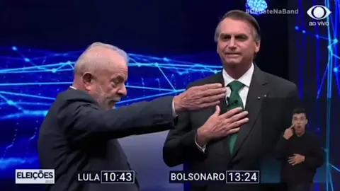 Lula e Bolsonaro trocam acusações de mentirosos durante debate