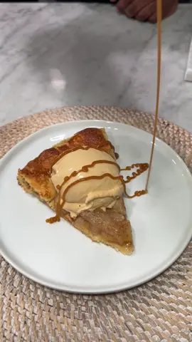Apple Peach Galette and Salted Caramel Ice Cream 🍨 