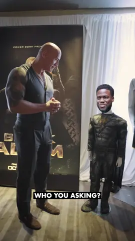 Always good to see my brotha @imkevinhart aka #HonkyPete in the house - rocking his AMAZING mini-me #BlackAdam Halloween costume this year. I just get annoyed when he doesn't give me direct answers 😂👏🏾 GET YOUR BLACK ADAM ⚡️TICKETS  NOW… In theaters OCTOBER 21st🌎