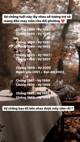 Vợ chồng bạn được mấy năm rồi ?