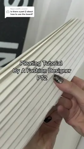 Replying to @dxkf9 Pleating Using Heatpress #pleating #pleatsplease #pleatingstyle #fashionstudio #fashiondesign #fashiondesigner #fashiontok #DIY 