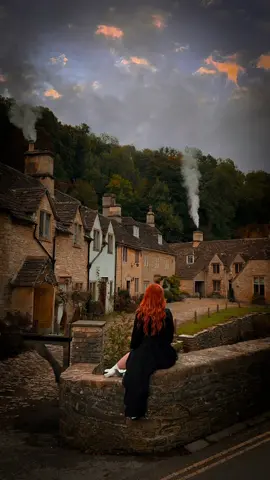 The witching hour 🕯🐈‍⬛🔮📖  Castle Combe is said to be haunted by several ghosts. A ghostly miller is ocassionally seen rushing over the bridge back to the millers’ cottages here. And Parsonage Woods (the woodlands behind these cottages) are apparently incredibly haunted! At night disembodied voices arise in the woodlands with quick paced chitter chatter and a deadly scream has even been known to pierce through the air. Eek! Have you ever seen a ghost? 👻 📍Castle Combe Village, England           #england #visitbritain #thecotswolds #wiltshire #castlecomble #autumnaesthetic #autumnvibes #halloween #sandersonsisters #hocuspocus #autumnengland #fallvibes #darkacademia  #uktravelblogger #countrycottages #darkcottagecore #englishaesthetic #harrypotter #magicallytravelling 