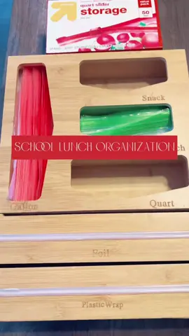 It’s finally back in stock! So sharing this organizing hack for all the parents especially who pack their kids lunch, but even if you’re not a parent having your ziploc bags, foil wrap, and plastic wrap organized is so much easier ! Check out the Brand: KitchenStamp- 3 In 1 Ziploc Bag Organizer with Wrap Dispenser on my store front under kitchen storage and organization  . . . . . . . . #kitchenstorage #kidslunchideas #lunchbox #organization #kitchenorganizer 