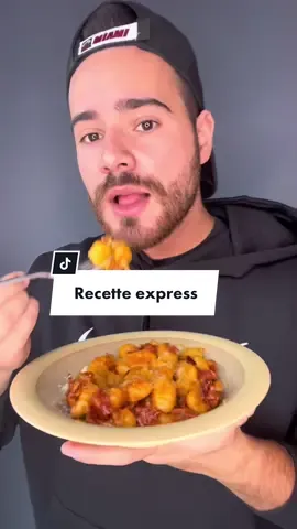 Recette express #recette #express #facile #cook #food #gnocchi #chorizo #raclette 