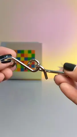 Unlocked 🔓 #misscuber #puzzle #metal #metalpuzzle  #metalpuzzlechallenge #unlockit 