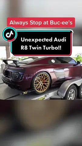 Finding an Audi R8 Twin Turbo build at Buc-ee’s #LetsDriveIt  #audi #r8 #twinturbo #cars #cartok #exoticcars #expensivecars 