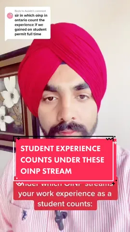 Replying to @Aulakh Oinp in demand Skilled stream & Oinp foreign worker stream #saikap #immigration #canada #oinp #pr #student 