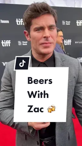 Sorry Zac, I’m on my way! 🍻 #zacefron #thegreatestbeerrunever #tiff22 #tifftok 