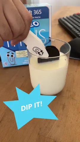 something dippy this way comes 📎👀  cc: @oreoofficial #microsoft #fyp #snackbreak #corporatelife #workbreak #oreo #oreotok #cliptok #milkandcookies #milktok