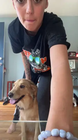 Please don’t mind my hair I just woke up #goldenretriever #bestfriend #fyp #doggiesoftiktok 