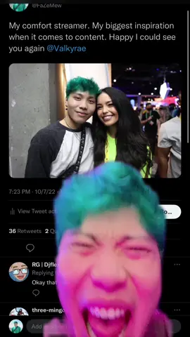 I’m in so much pain @Valkyrae 😔 #twitch #streamer #valkyrae #100thieves #faze #mews #fyp #foryou #greenscreen 