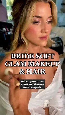 Bridal GLOWING GLAM 🫶🏼💍 Soft pink sheens for this pretty girl 💗#bridemakeuplook #weddingdaymakeup #bridalhairandmakeupartist #bridemakeup #bride #weddingmakeup #bridetok #weddingtiktok @Haleigh Schilling 