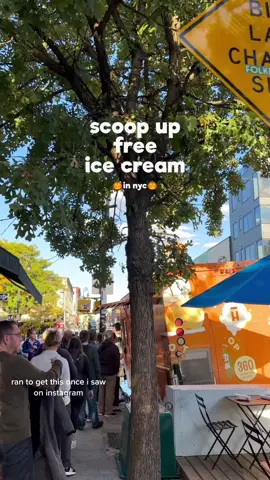 ran a mile to get this 🎃🫠 #free #hack #icecream #nyc #thingstodo #nycbucketlist @Halo Top Creamery  