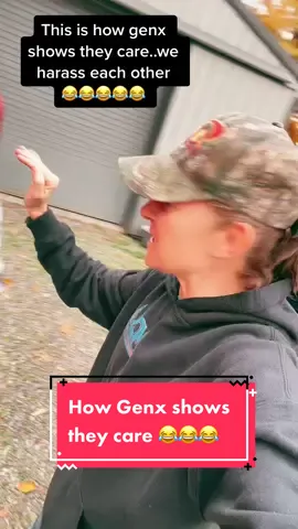This is how GENX shows they really care fir each other😂😂😂#marythewelder #theoldschoolamerican #azamericangirl #foryoupage #america #bluecollar #genx #trump2024 #patriot #friends #fyp #logger #truckers