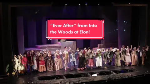 “Ever After” from Elon’s 2022 winter production of Into the Woods! Check out our youtube for more videos!!! #fyp #bfa #elon #elonmt #elonmusictheatre #bELONg #musicaltheatre #sondheim 