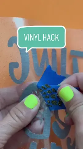 Vinyl hack! It works for adhesive and heat transfer vinyl! Vinyl from @expressionsvinyl #silhouettecameo #cricut #vinylhack #DIY #crafty 