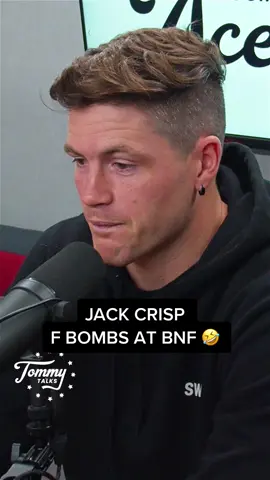 Jack Crisp dropping nervous F Bombs after collecting his second Copeland Trophy 🤣 #tommytalks #ausmericanaces #jackcrisp #fyi 