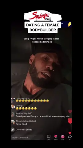 UNCLE PERCY dating a FEMALE BODYBUILDER 💪🏽😂 sign up to patreon.com/savagetalks to watch full live shows #fypシ #foryoupage #foryourpage #viral #trending #savagetalks #femalebodybuilding #unclepercy 