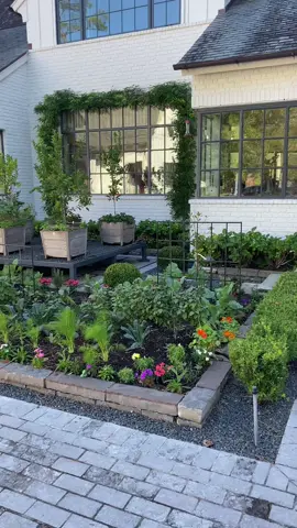 Take a walk through this beautiful kitchen garden with me-it’s packed with cool season vegetables right outside the kitchen window. Hopefully it inspires you to plant your own garden this season #gardendesign #gardentour #gardentours #kitchengardenrevival #vegetablegarden #fyp #gardentok #foryoupage #gardentotable #saladgarden 