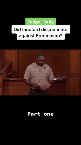 Did landlord discriminate against Freemason? #fyp #partone #judgejudy #story #debate #evidence #proof #discrimination #lawsuit #plaintiff #defendant #landlord #reimbursement #guilty #innocent #episode #show #drama #civil #court #judgement #storagefees #securitydeposit #rent #damages #lease #tenant #signed #counterclaim #violate #copy #agreement #key #refused #textmessages #firstmonthsrent #roommate #losswages #harrassment #verbal #freemasons #uncomfortable #room #money #marriage #arguement #lies #truth #viral #foryou 
