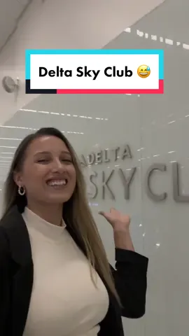 Made it to the club 🥳 @delta Sky Club  #delta #deltaskyclub #airportlife #travel #deltaairlines #airport 