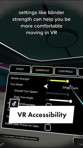 what will Among Us VR play like when it comes out on Nov 10? we added plenty of accessibility options so it's as pleasant to play as possible including blinder strength, turning modes, and more! #amongusvr #vrgaming #AmongUs #accessibility #vr