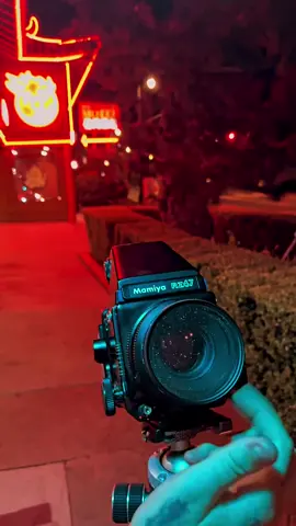 Neon night photo walk with our new filter! ✨🎞📸 #photography #photographer 